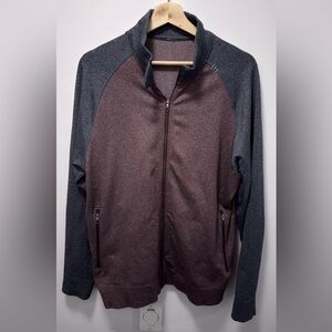 Lululemon Metal Vent Full Zip Jacket - L - Red/Blue